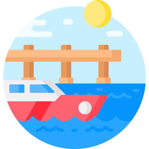 muelle icono gratis