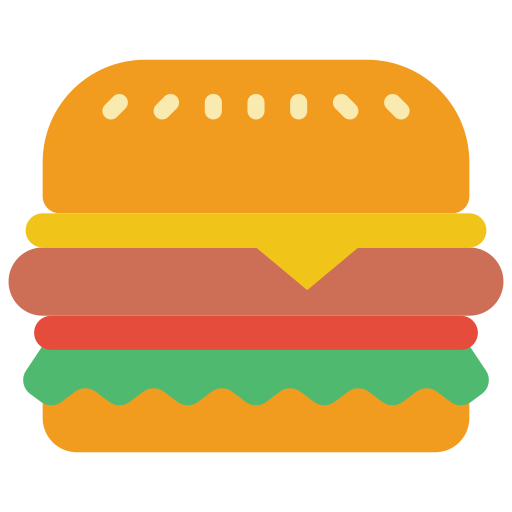 Burger Basic Miscellany Flat Icon