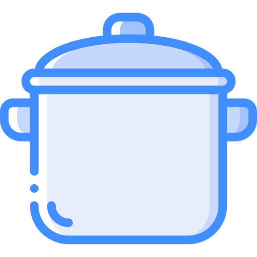 Pot Basic Miscellany Blue icon