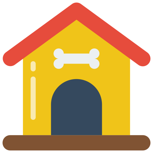 casa de perro icono gratis