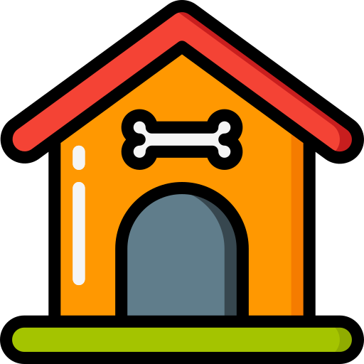 casa de perro icono gratis