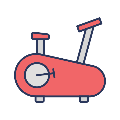 bicicleta estatica icono gratis