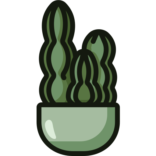 cactus columnar azul icono gratis