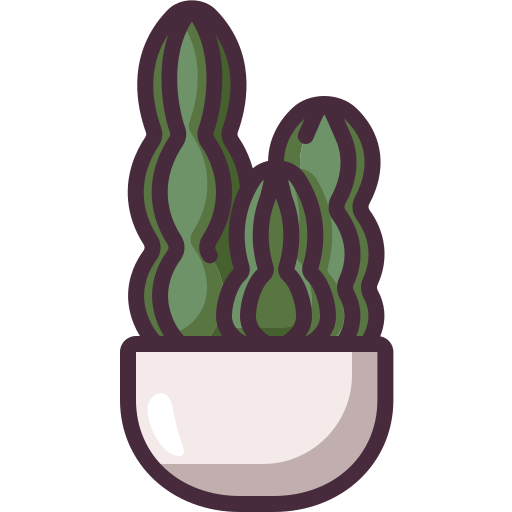 cactus columnar azul icono gratis