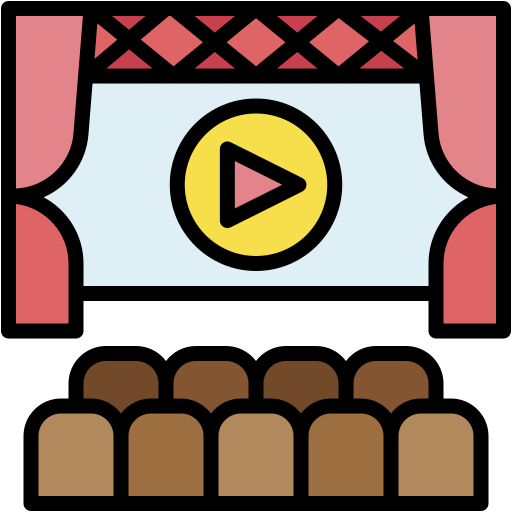 Cinema screen Free entertainment icons