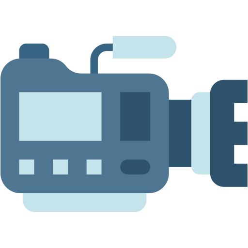 grabadora de vídeo icono gratis