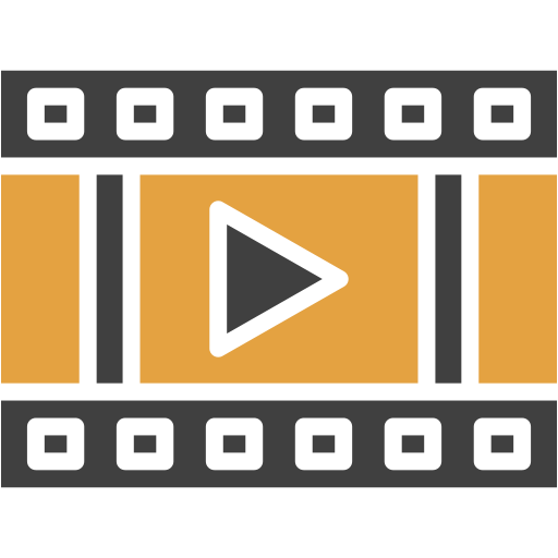 carrete de película icono gratis