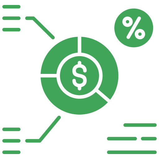 Финансовый коэффициент бесплатно иконка