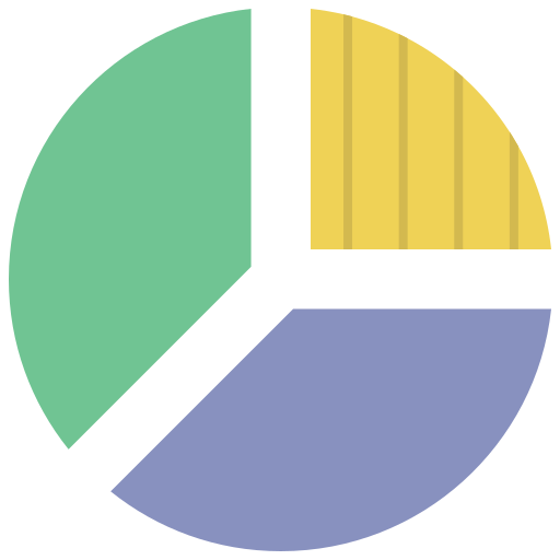 gráfico circular icono gratis