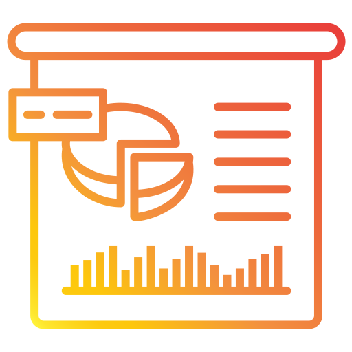 visualización de datos icono gratis