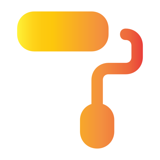 rodillo icono gratis