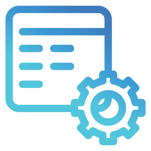 Application development Generic gradient outline icon