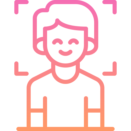 Facial recognition free icon Facial recognition free icon