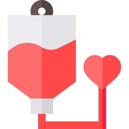 Blood transfusion Basic Straight Flat icon