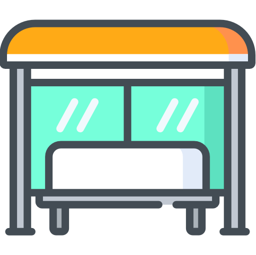 Bus stop Special Bicolor icon