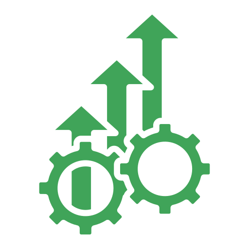 Process improvement Generic color fill icon