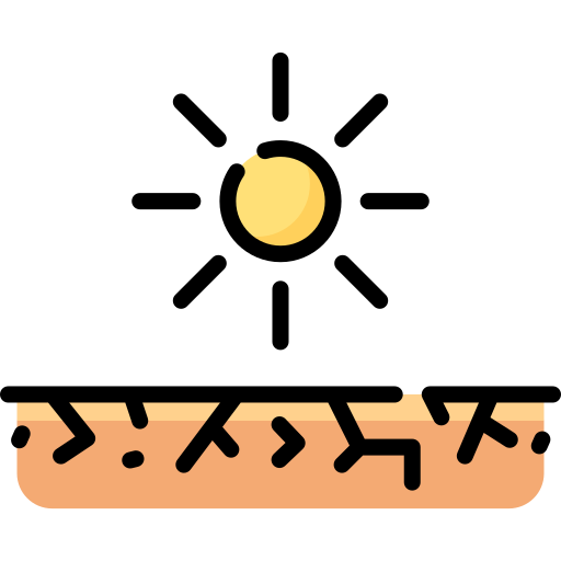 가뭄 무료 아이콘