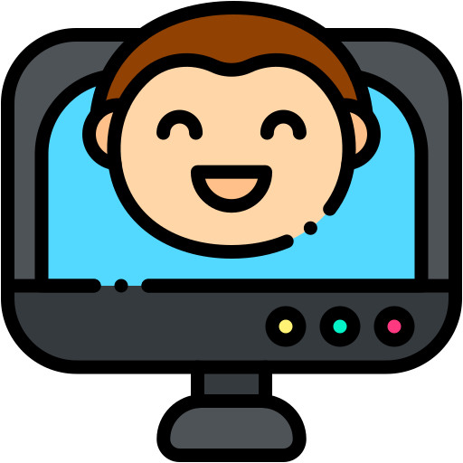 video conferencia icono gratis