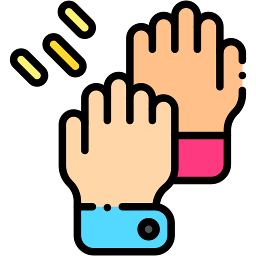 High five Generic color lineal-color icon