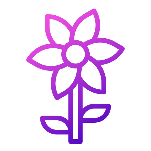 Flower Generic gradient outline icon