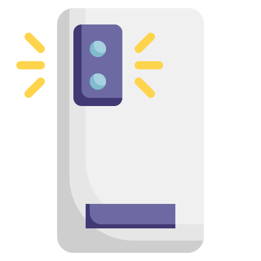 cámara del teléfono icono gratis