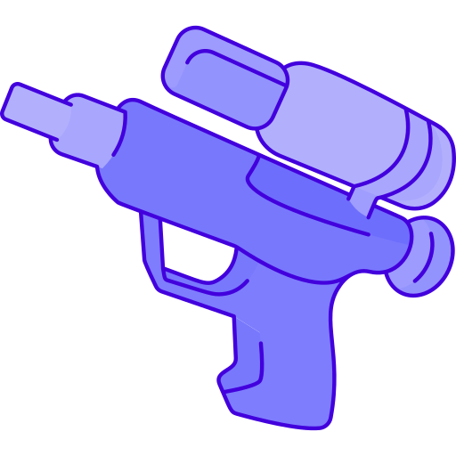 pistola de agua icono gratis