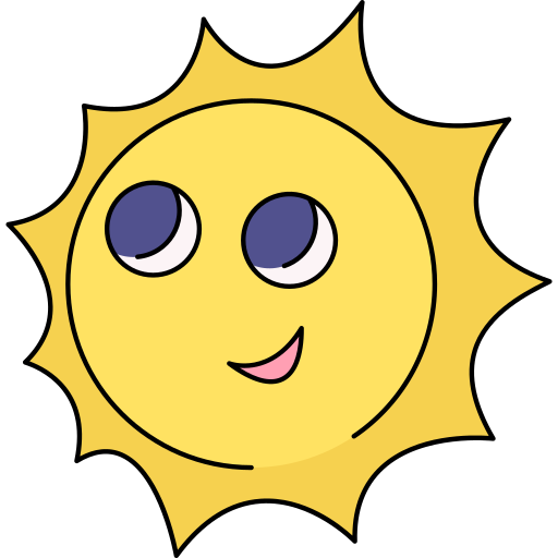 Sun Generic color outline icon