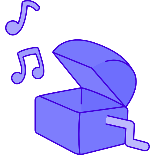 boîte à musique Icône gratuit boîte à musique Icône gratuit