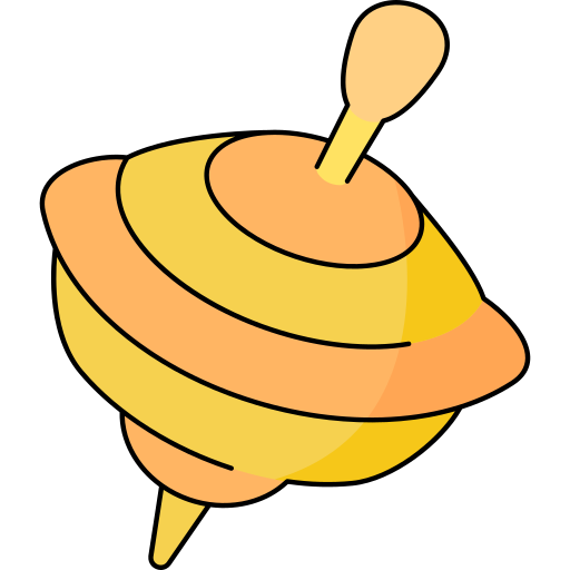 Spinning top Generic color outline icon