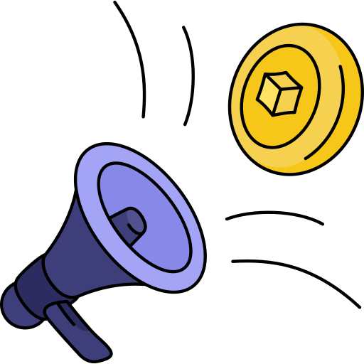 광고하는 무료 아이콘