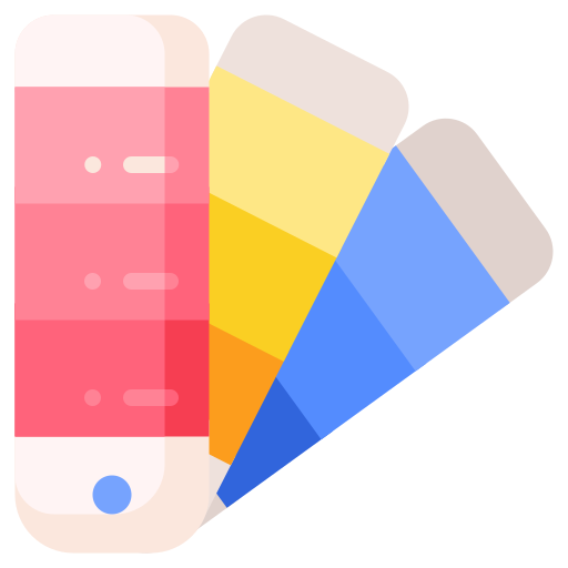 paleta de color icono gratis