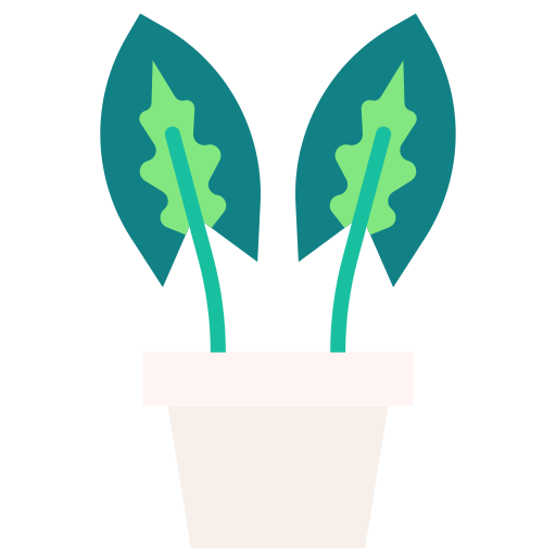 planta de punta de flecha icono gratis