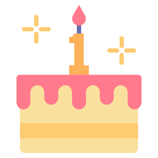 pastel de cumpleaños icono gratis