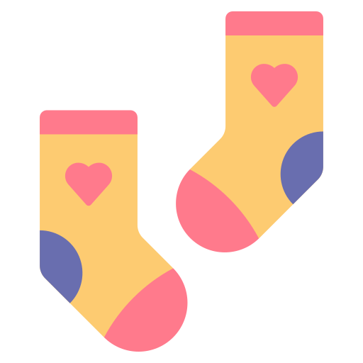 calcetines de bebé icono gratis