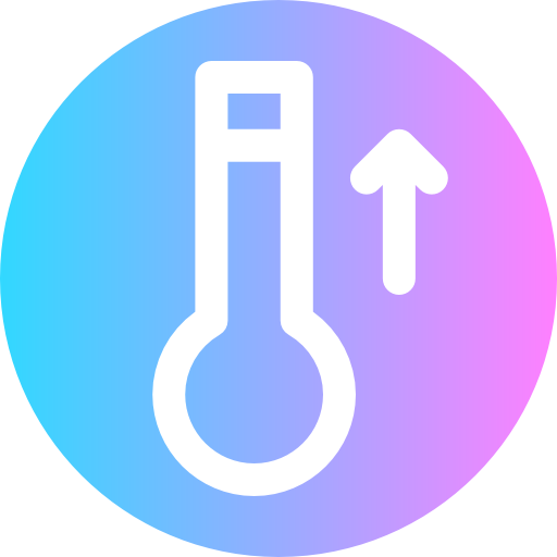 Thermometer Super Basic Rounded Circular icon