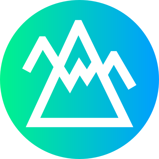 Mountains Super Basic Straight Circular icon