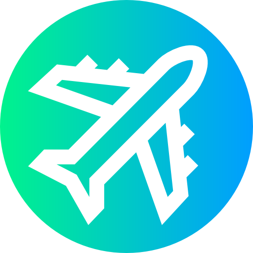 Plane Super Basic Straight Circular icon