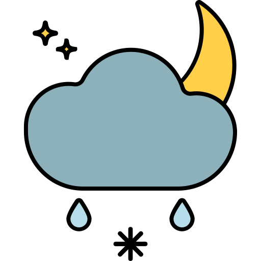 Rainy night Generic color lineal-color icon