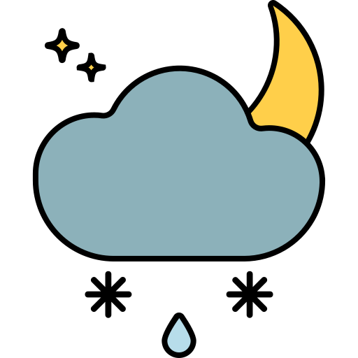 Rainy night Generic color lineal-color icon