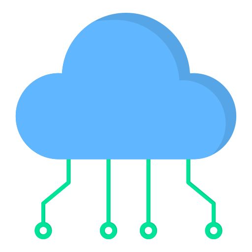almacenamiento en la nube icono gratis