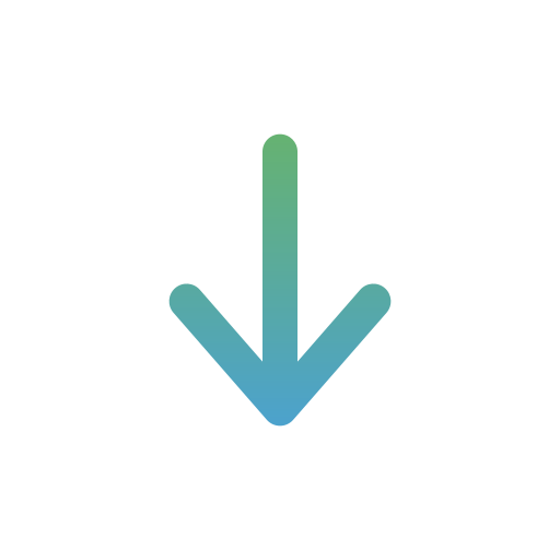 flecha hacia abajo icono gratis