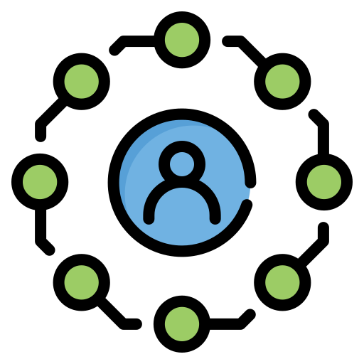 Network Generic color lineal-color icon