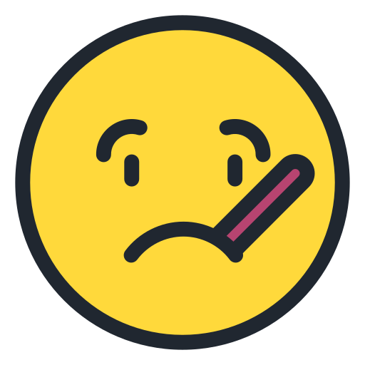 Sick free icon