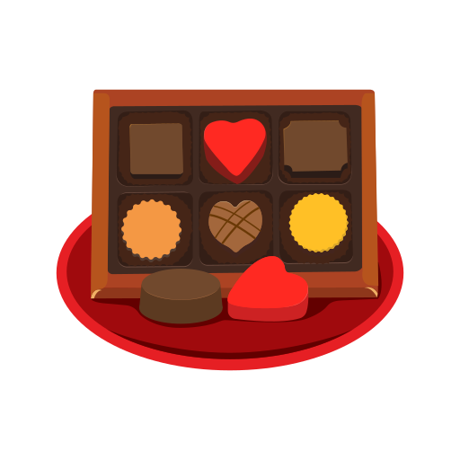 chocolate gratis sticker