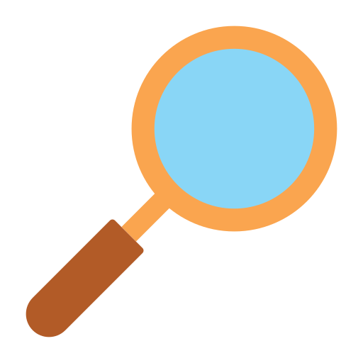 Magnifying glass free icon