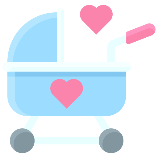 carrinho de bebê grátis ícone