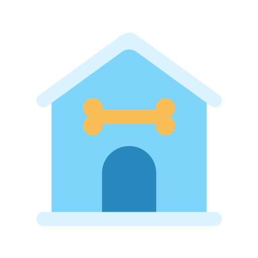 casa de perro icono gratis