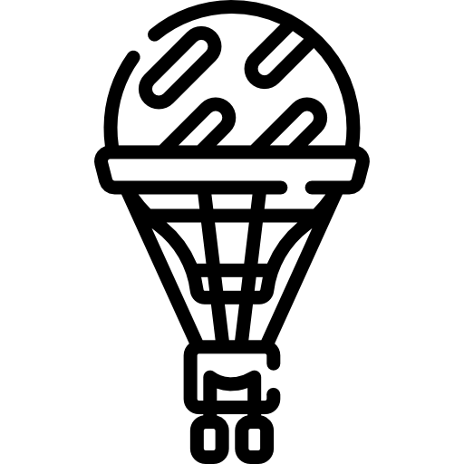 globo aerostático icono gratis