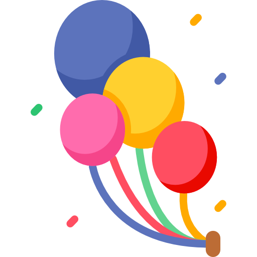 Balloons free icon