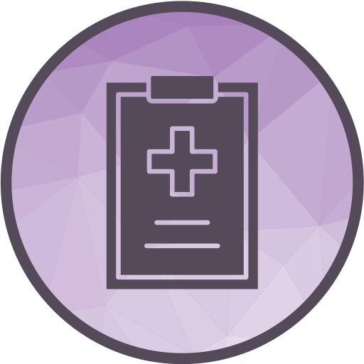 informe médico icono gratis